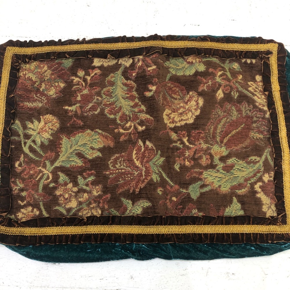 Large Tapestry velvet cushion throw pillow cover.